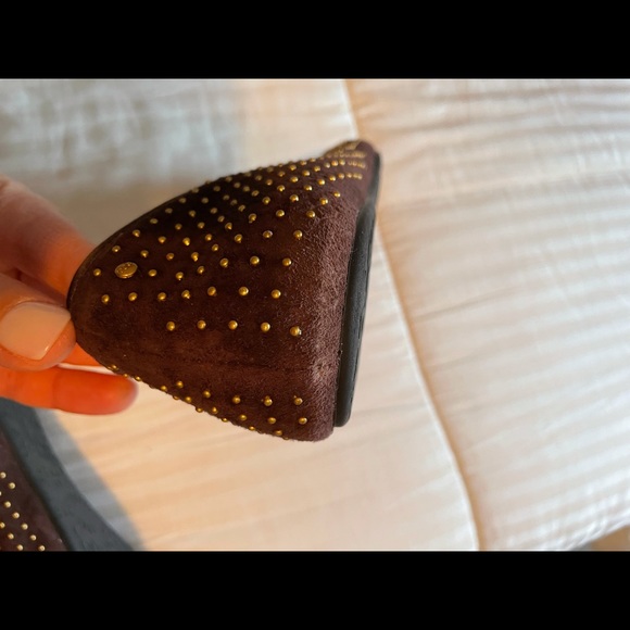 UGG Australia Women’s Alloway Brown Studded Flats - Size 11 - Picture 9 of 13